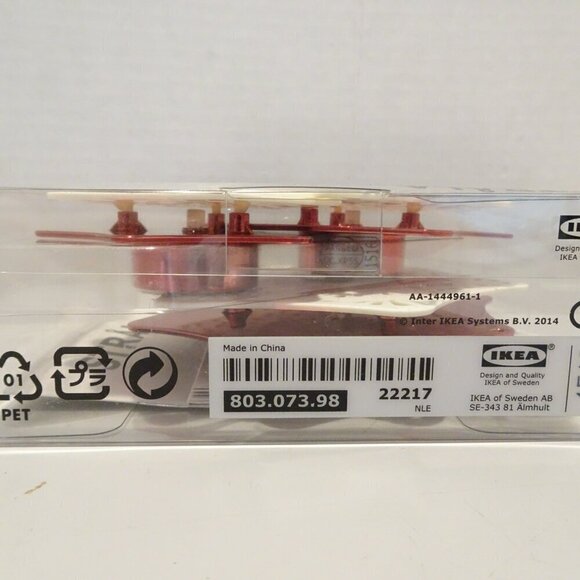 Ikea Strala Christmas Lights Red White Snowflakes Battery Op NEW - Picture 4 of 5